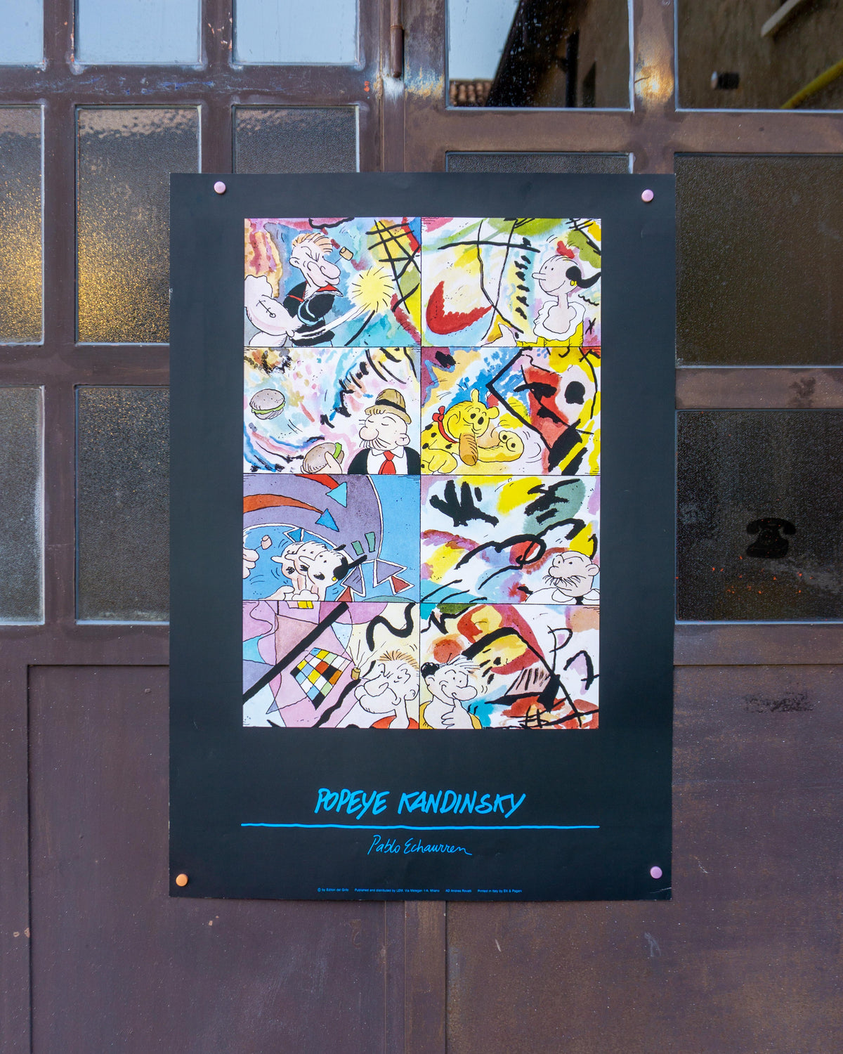 Manifesto vintage Popey Kandinsky – anni '90
