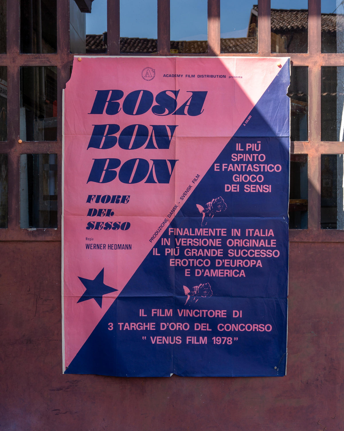 Manifesto Cinema Rosa Bon Bon - Fiore Del Sesso - 1978