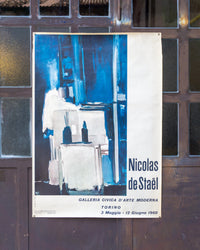 Manifesto Mostra Nicolas de Staël – Galleria Civica d'Arte Moderna Torino – 1960
