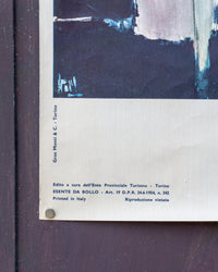 Manifesto Mostra Nicolas de Staël – Galleria Civica d'Arte Moderna Torino – 1960