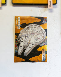 Millennium Falcon ukiyo - Poster ufficiale Star Wars Tokyo Celebration 2025