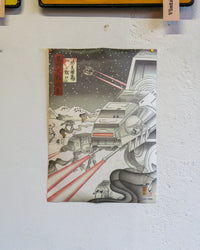 Battaglia su Hoth ukiyo – Poster ufficiale Star Wars Tokyo Celebration 2025