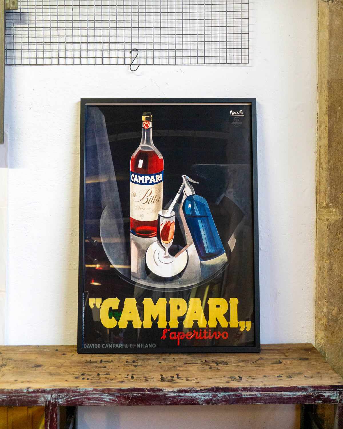 Manifesto decorativo Campari Nizzoli - 1990