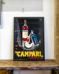 Manifesto decorativo Campari Nizzoli - 1990