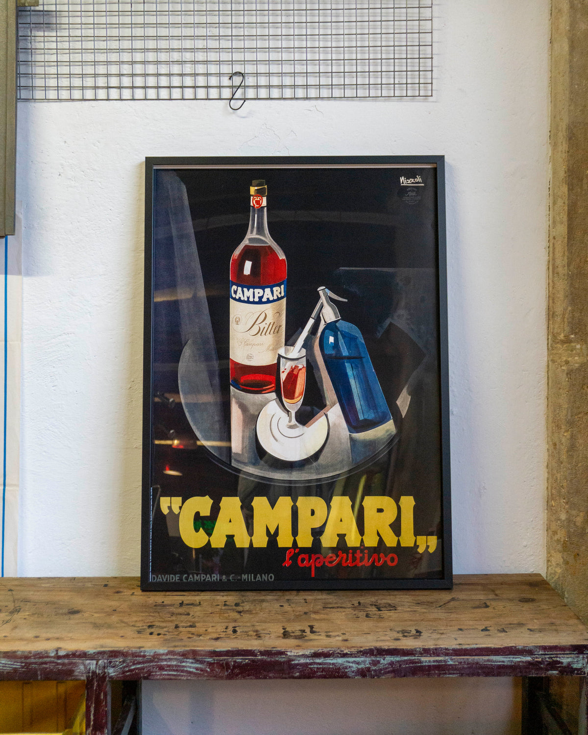 Manifesto decorativo Campari Nizzoli - 1990