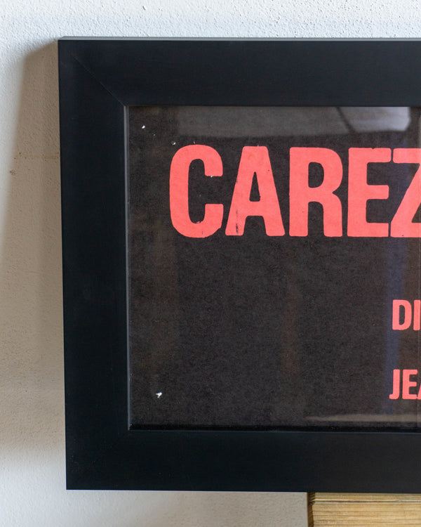 Manifesto Cinema Luci Rosse “Carezze Inconfessabili” - Italia 1979