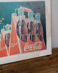 Insegna Coca-Cola su legno - 1996