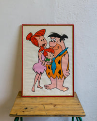Quadro The Flintstones con cornice – 1969