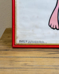 Quadro The Flintstones con cornice – 1969