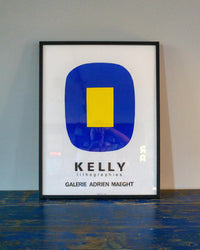 Manifesto vintage Kelly Galerie Adrien Maeght Paris