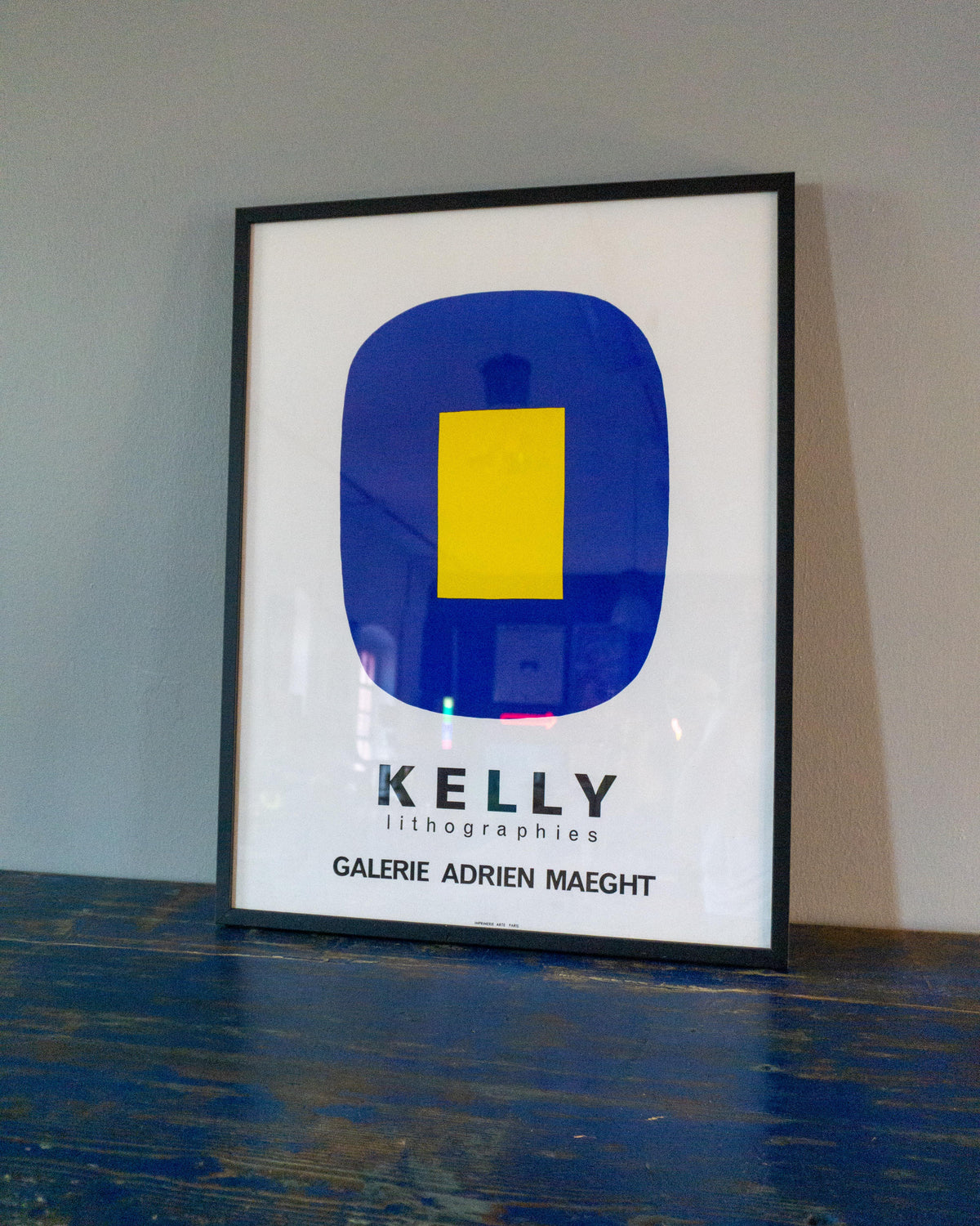 Manifesto vintage Kelly Galerie Adrien Maeght Paris