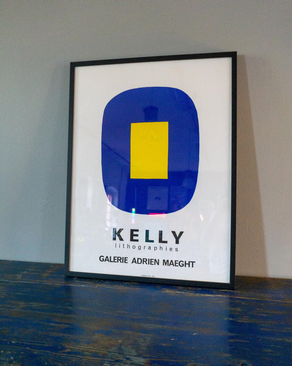 Manifesto vintage Kelly Galerie Adrien Maeght Paris
