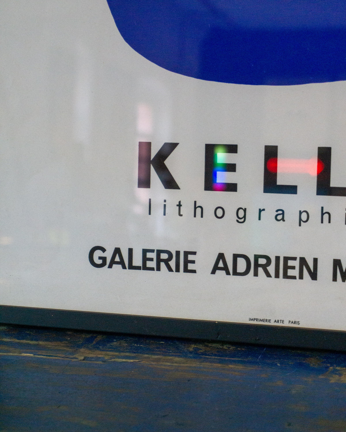 Manifesto vintage Kelly Galerie Adrien Maeght Paris