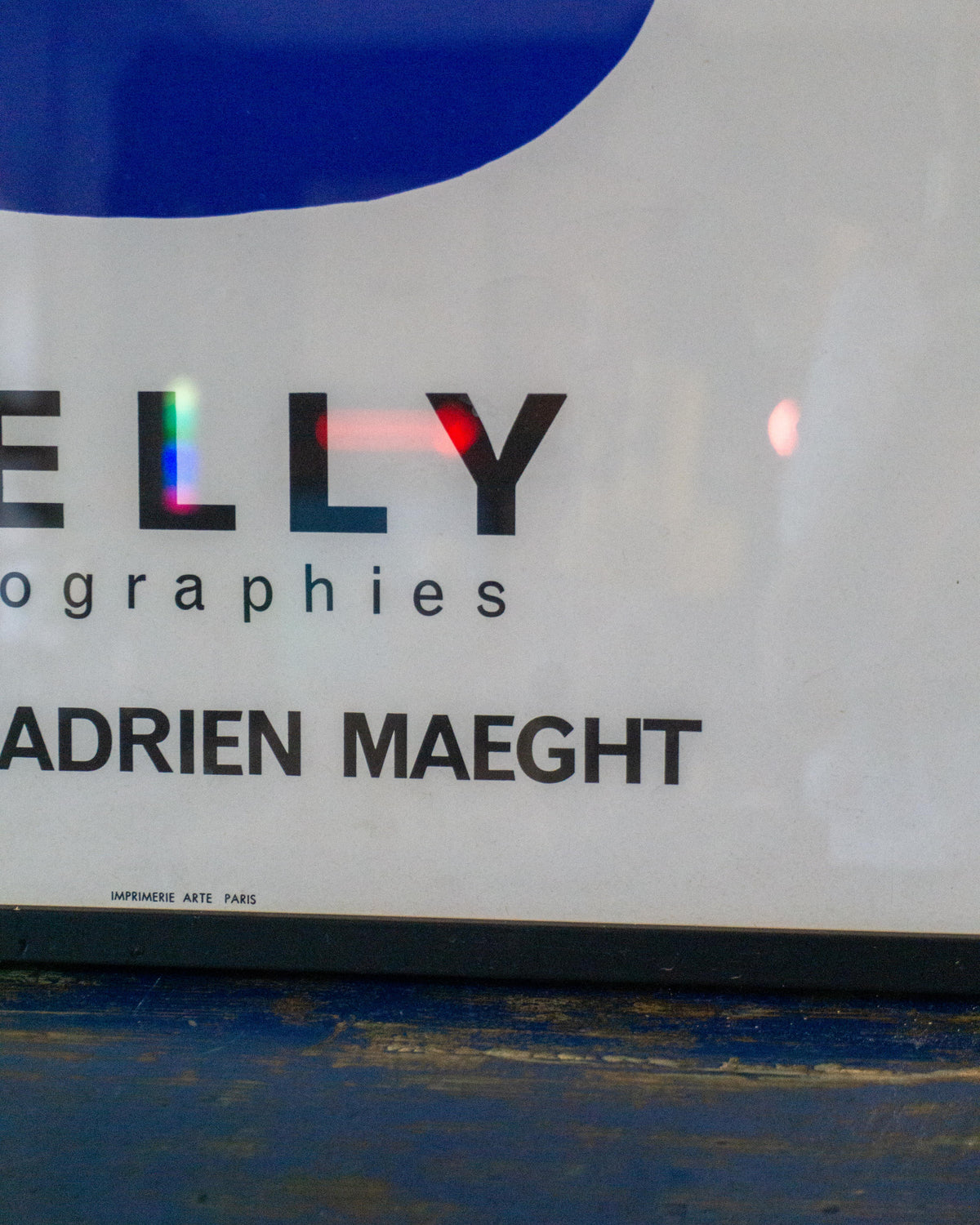 Manifesto vintage Kelly Galerie Adrien Maeght Paris