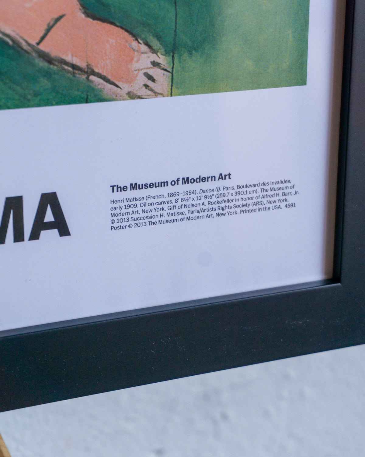 Manifesto Mostra Henri Matisse Dance - 2013 MoMA NYC