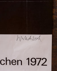 Manifesto vintage Olimpiadi Monaco 1972 Paul Wunderlich – 1972