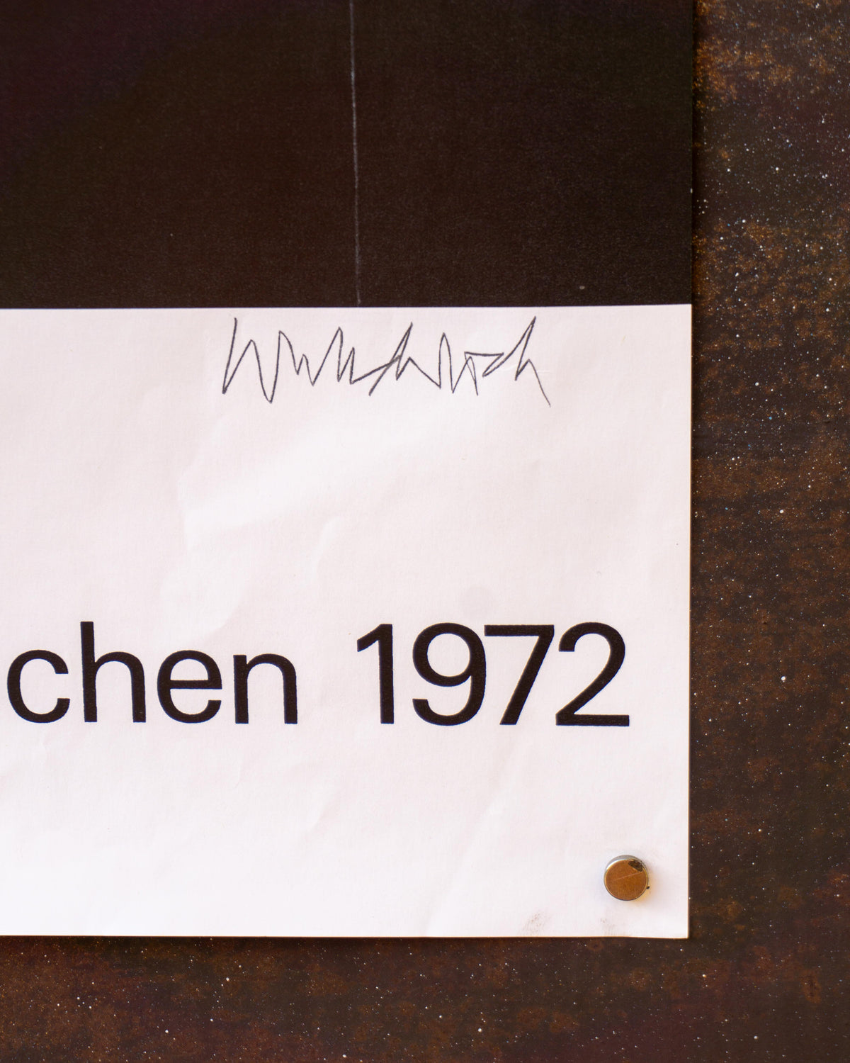 Manifesto vintage Olimpiadi Monaco 1972 Paul Wunderlich – 1972