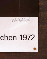 Manifesto vintage Olimpiadi Monaco 1972 Paul Wunderlich – 1972