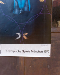 Manifesto vintage Olimpiadi Monaco 1972 Paul Wunderlich – 1972
