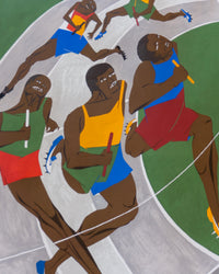 Manifesto vintage Olimpiadi Monaco 1972 Jacob Lawrence – 1972