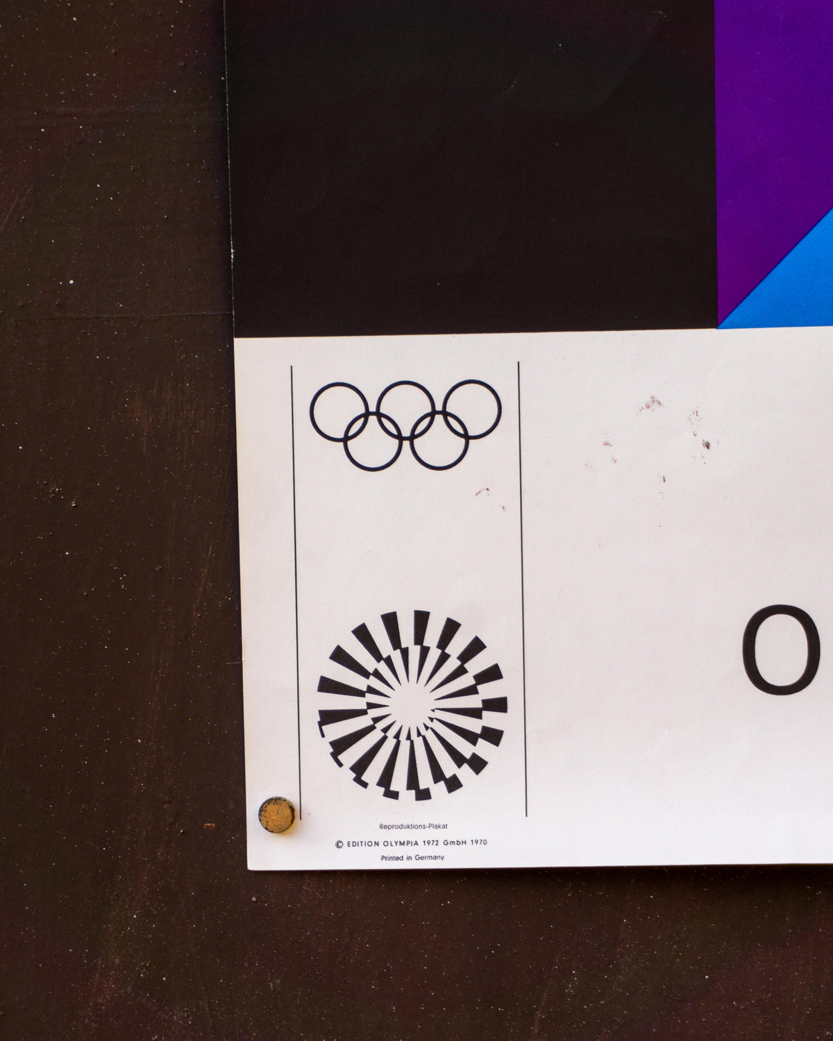 Manifesto vintage Olimpiadi Monaco 1972 Victor Vasarely – 1972