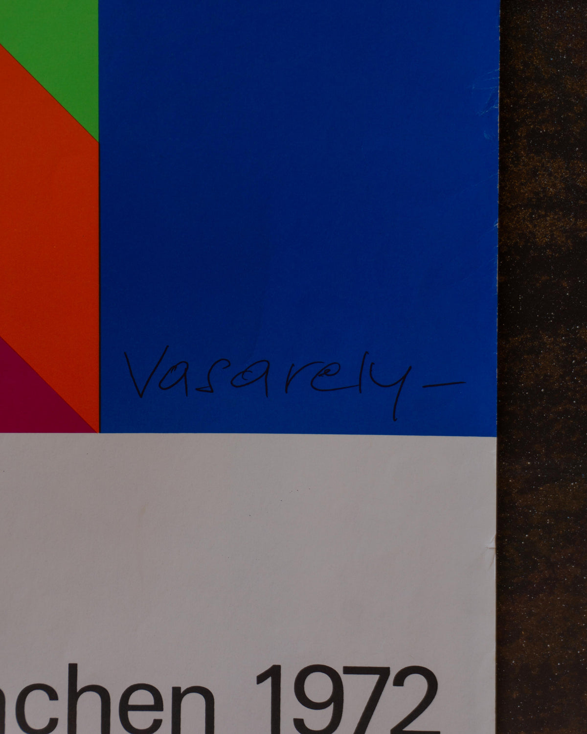 Manifesto vintage Olimpiadi Monaco 1972 Victor Vasarely – 1972