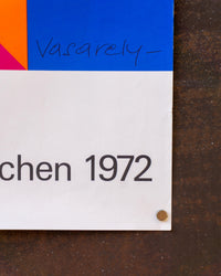 Manifesto vintage Olimpiadi Monaco 1972 Victor Vasarely – 1972
