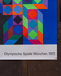 Manifesto vintage Olimpiadi Monaco 1972 Victor Vasarely – 1972