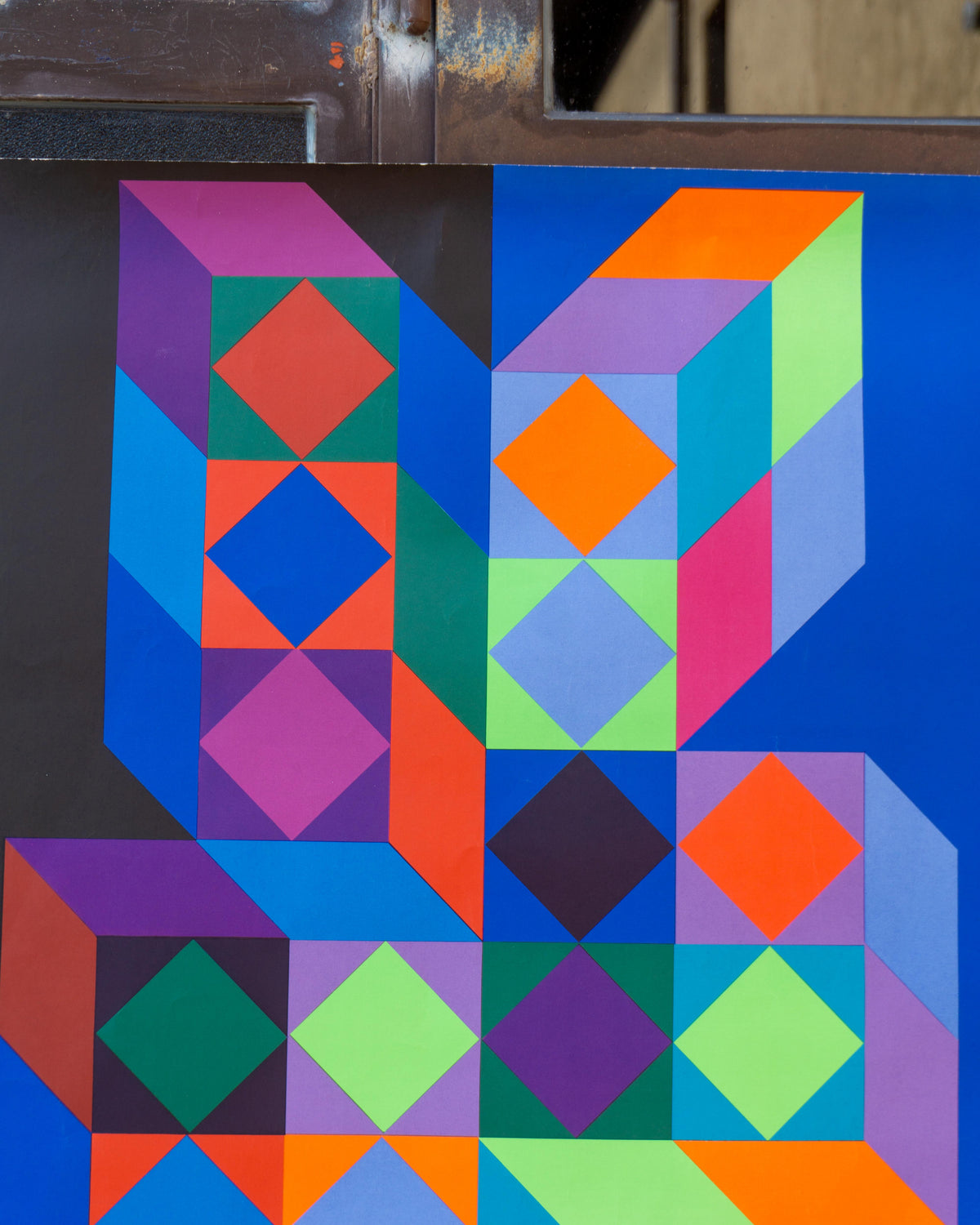 Manifesto vintage Olimpiadi Monaco 1972 Victor Vasarely – 1972