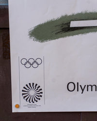 Manifesto vintage Olimpiadi Monaco 1972 Peter Phillips Hurdler – 1972