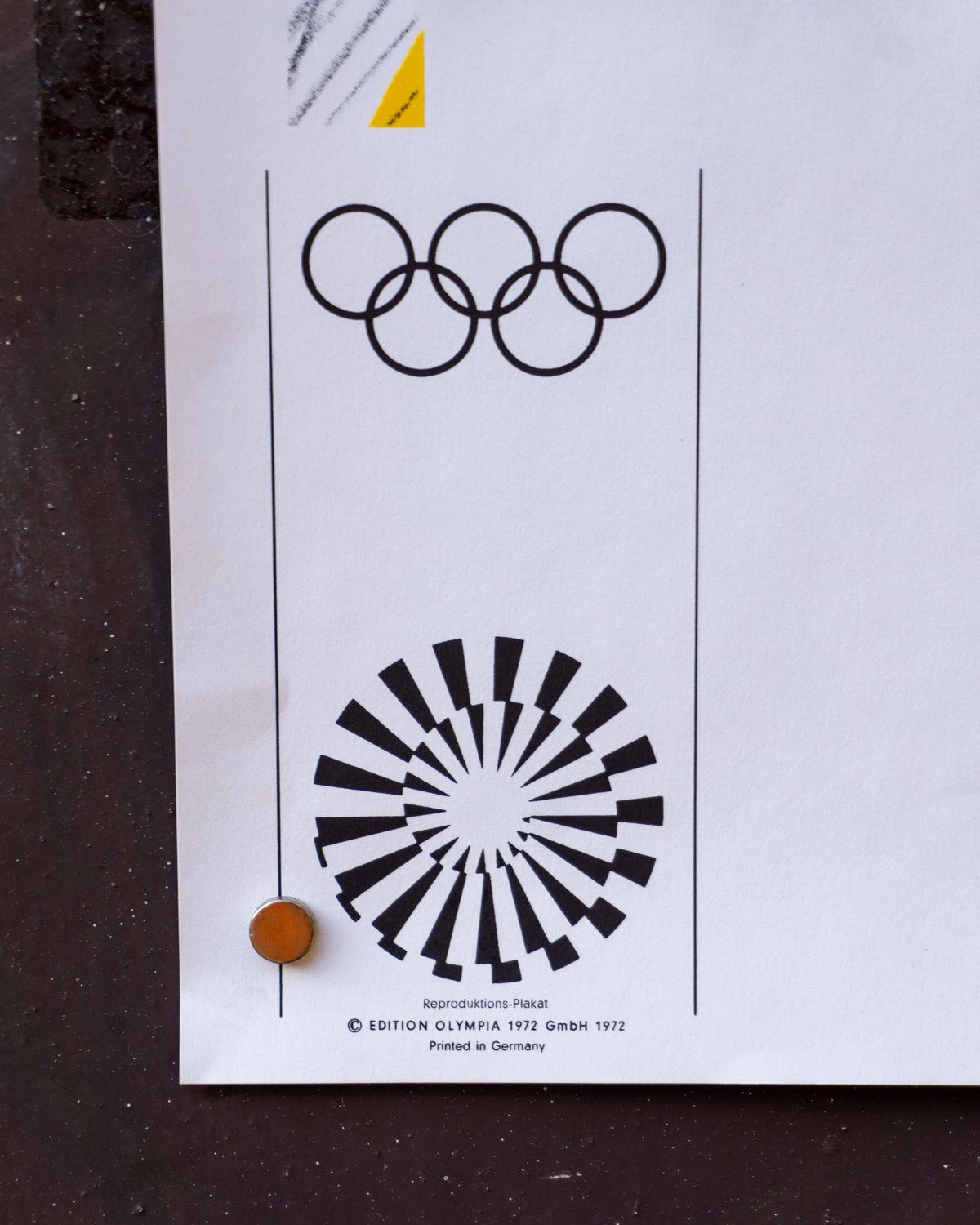Manifesto vintage Olimpiadi Monaco 1972 Richard Smith – 1972
