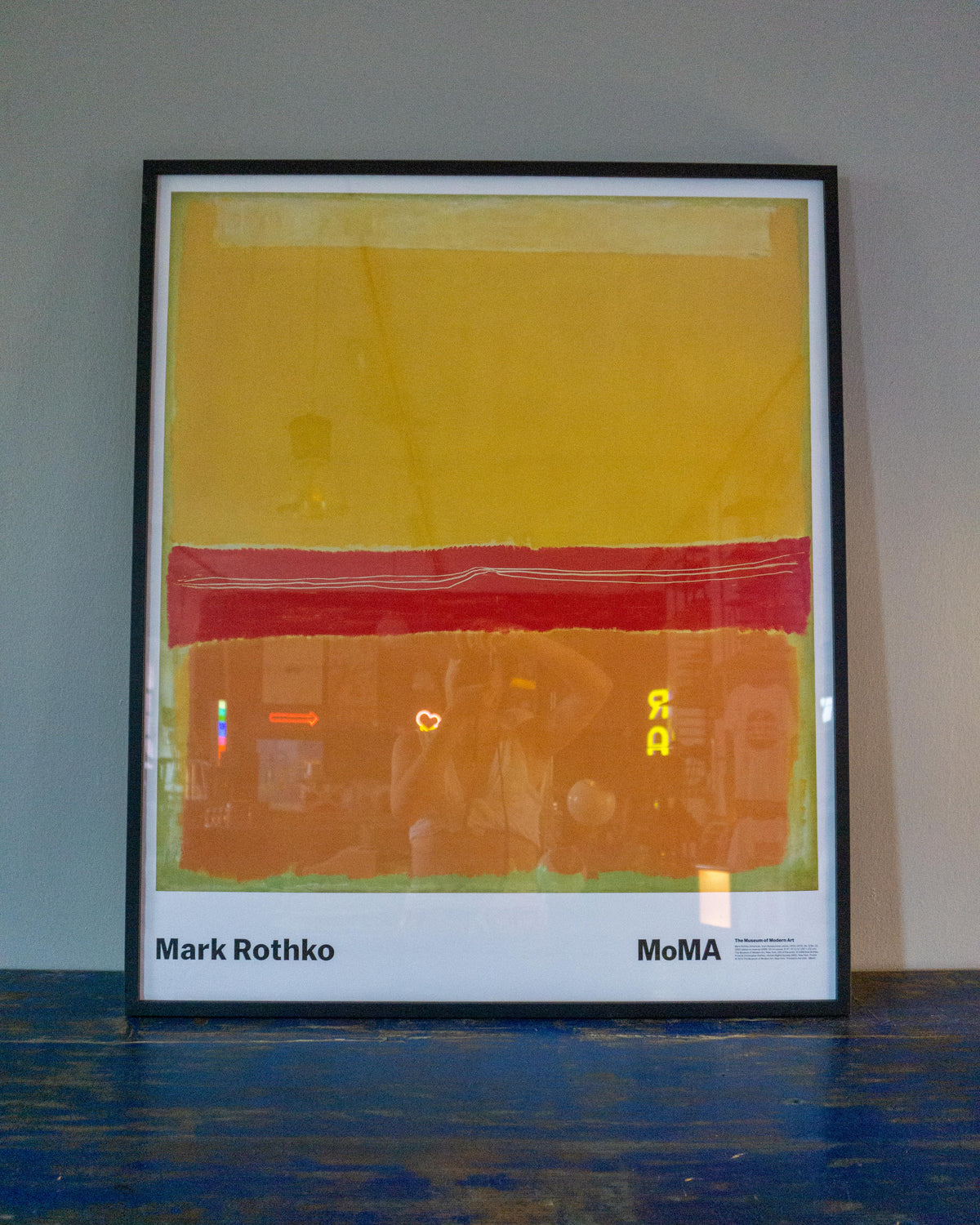 Manifesto Mark Rothko No. 5 / No. 22 MoMA New York con cornice – 2013