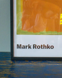 Manifesto Mark Rothko No. 5 / No. 22 MoMA New York con cornice – 2013