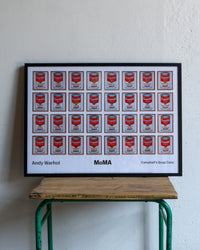 Manifesto Mostra Andy Warhol - 2024 MoMA NYC Soup's Cans