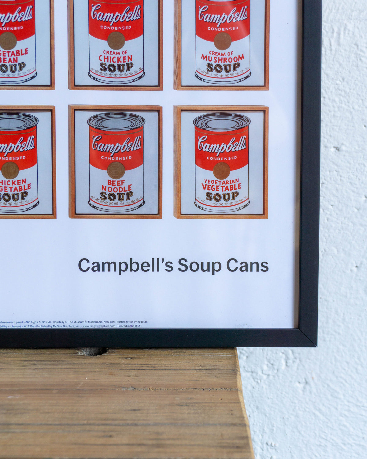 Manifesto Mostra Andy Warhol - 2024 MoMA NYC Soup's Cans