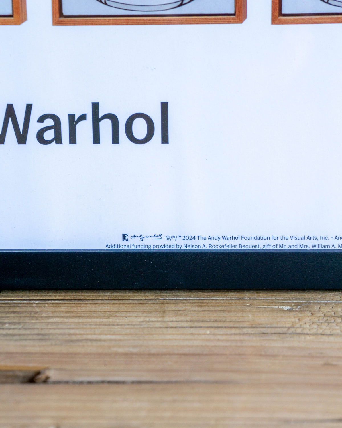 Manifesto Mostra Andy Warhol - 2024 MoMA NYC Soup's Cans