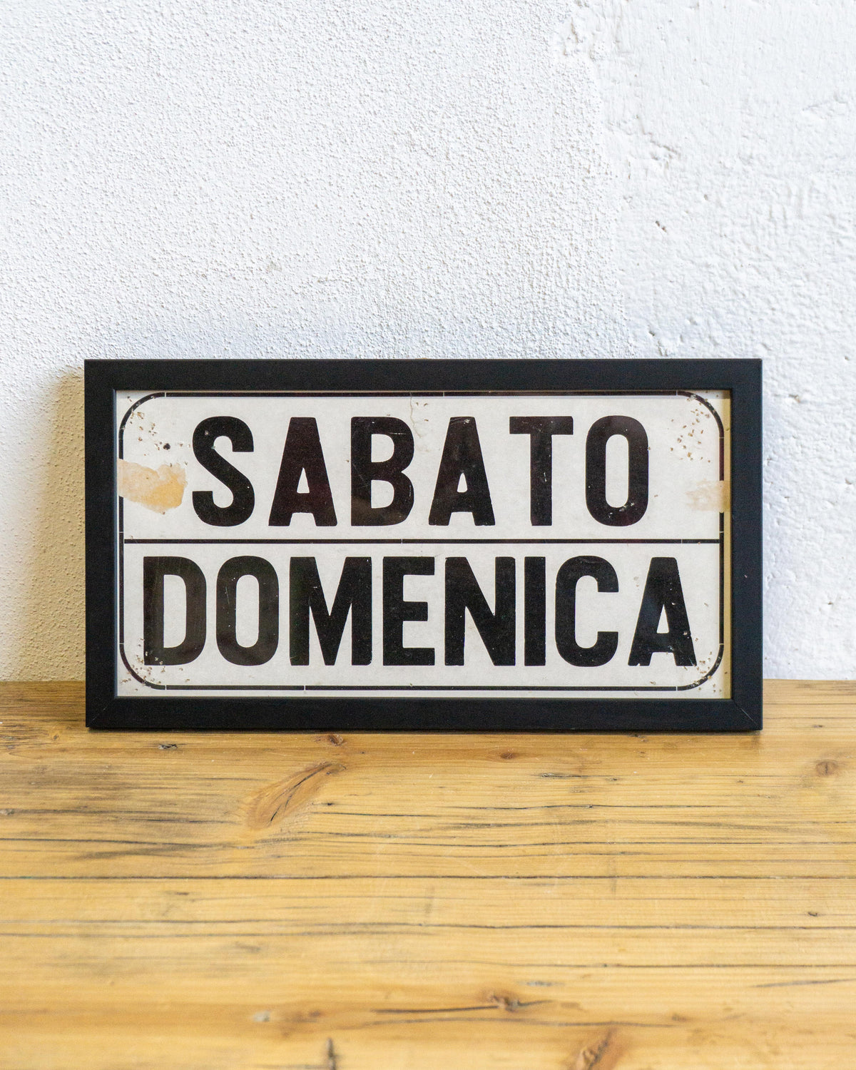 Insegna “Sabato e Domenica” da cinema – anni ’70/’80