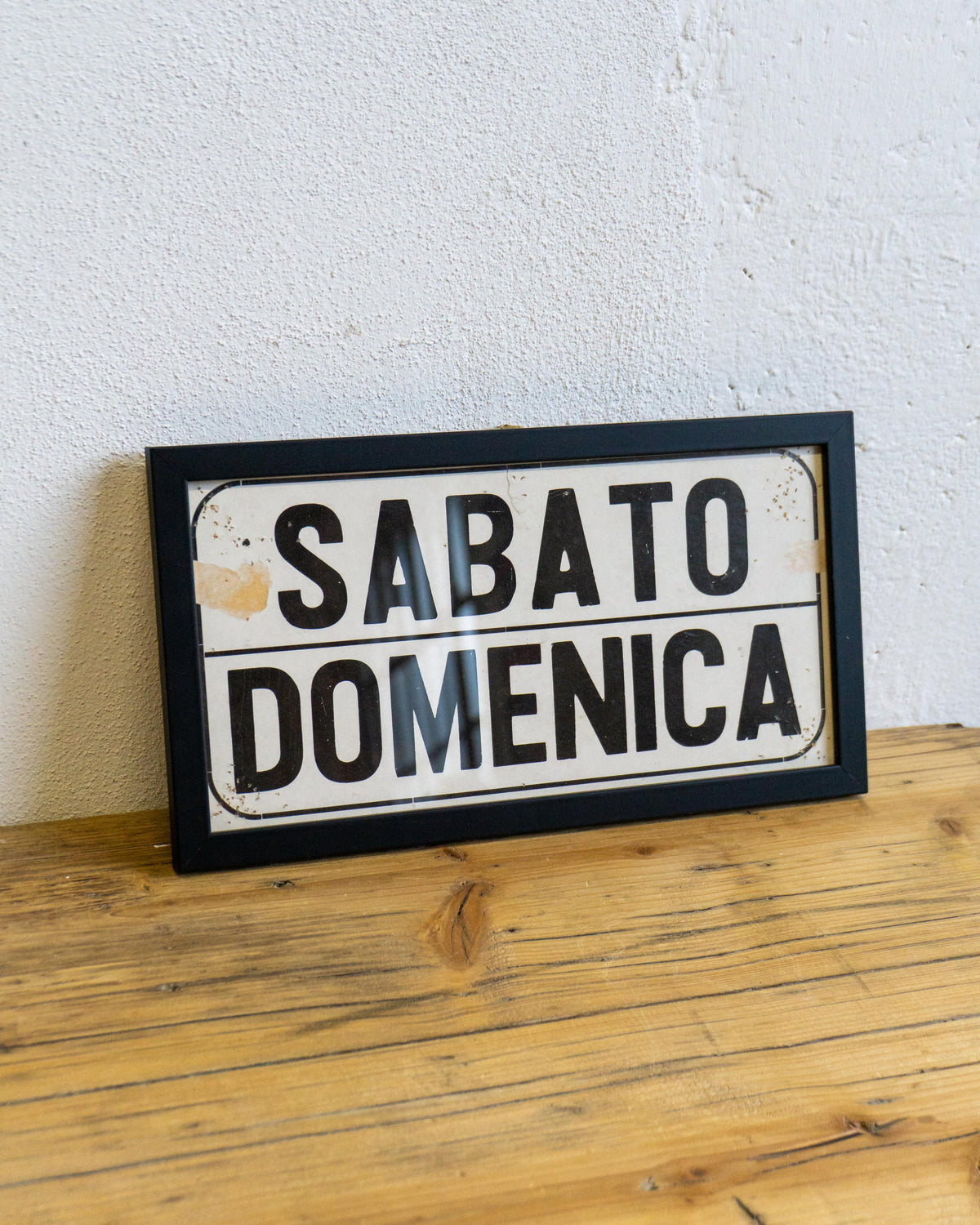 Insegna “Sabato e Domenica” da cinema – anni ’70/’80