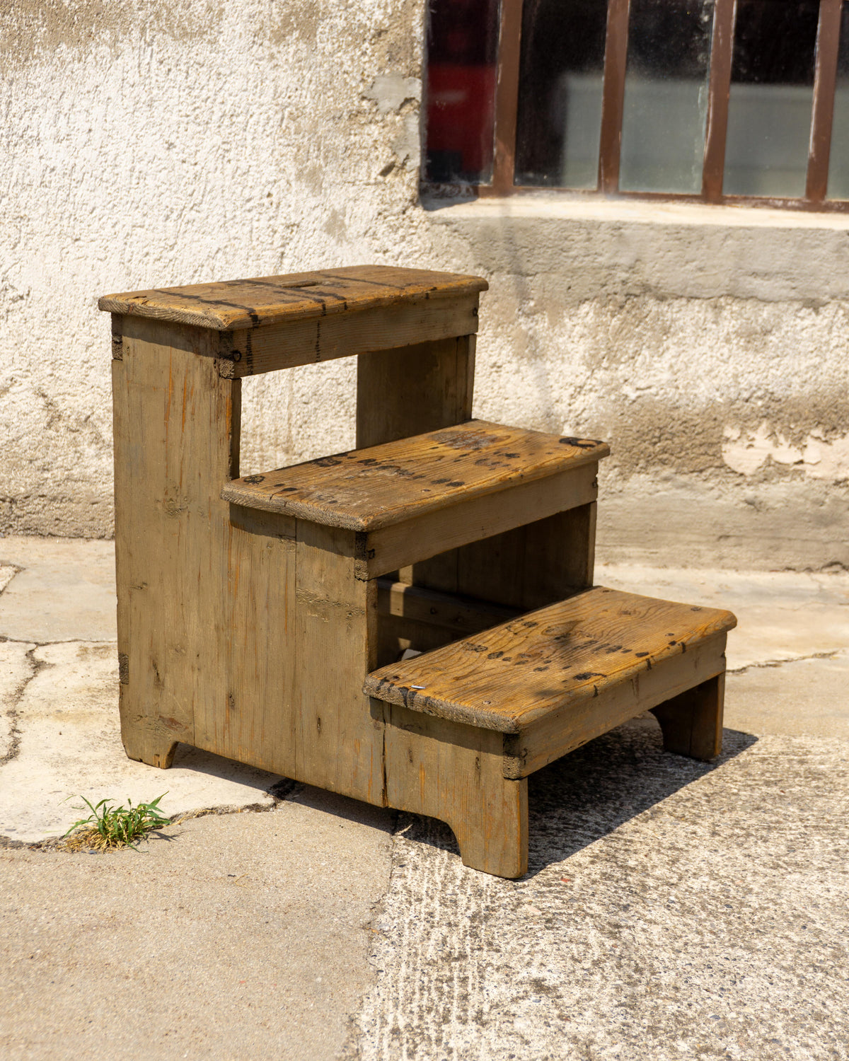 Scaletta Mobiletto Francese in Legno Restaurata – Anni '50