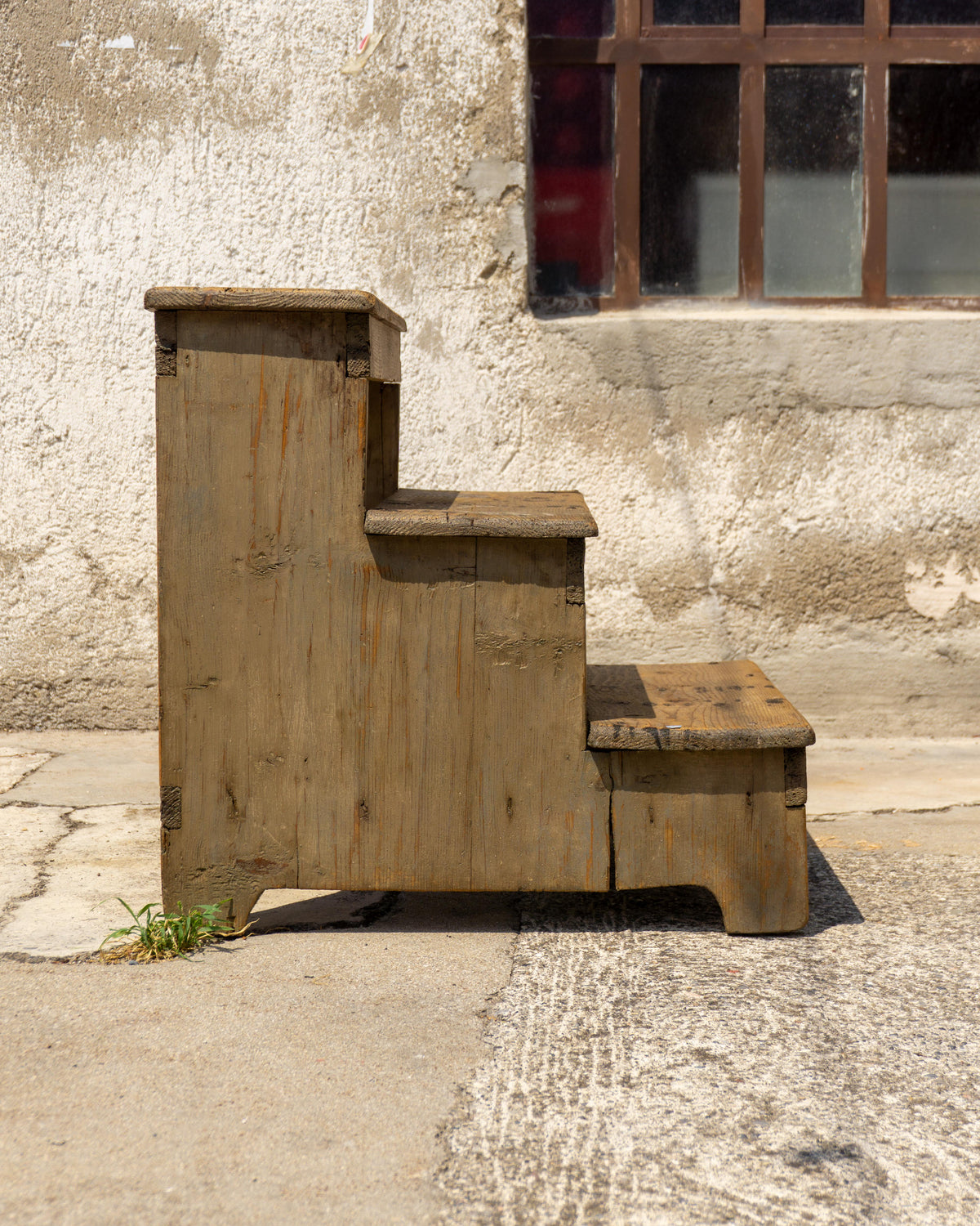 Scaletta Mobiletto Francese in Legno Restaurata – Anni '50