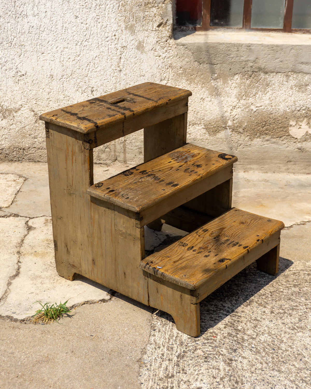 Scaletta Mobiletto Francese in Legno Restaurata – Anni '50