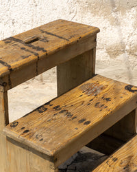 Scaletta Mobiletto Francese in Legno Restaurata – Anni '50
