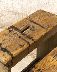 Scaletta Mobiletto Francese in Legno Restaurata – Anni '50