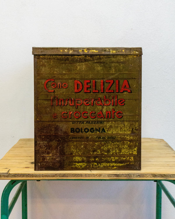 Scatola latta Gelati Delizia Bologna