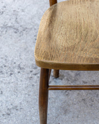 Sedia vintage da osteria in legno – anni '70