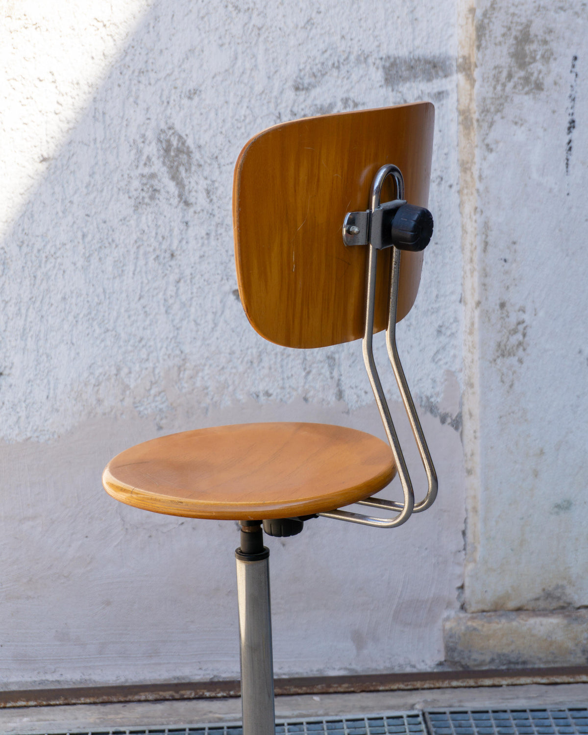 Sgabello industriale vintage  - 1970