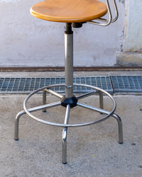 Sgabello industriale vintage  - 1970