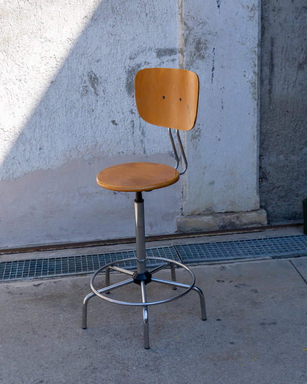 Sgabello industriale vintage  - 1970