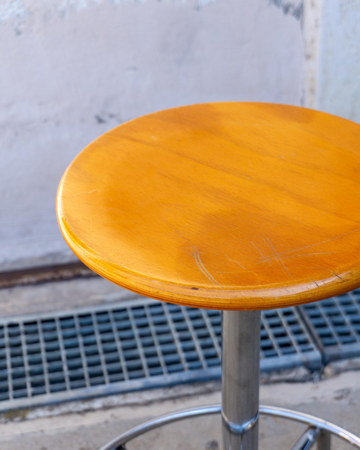 Sgabello industriale vintage  - 1970