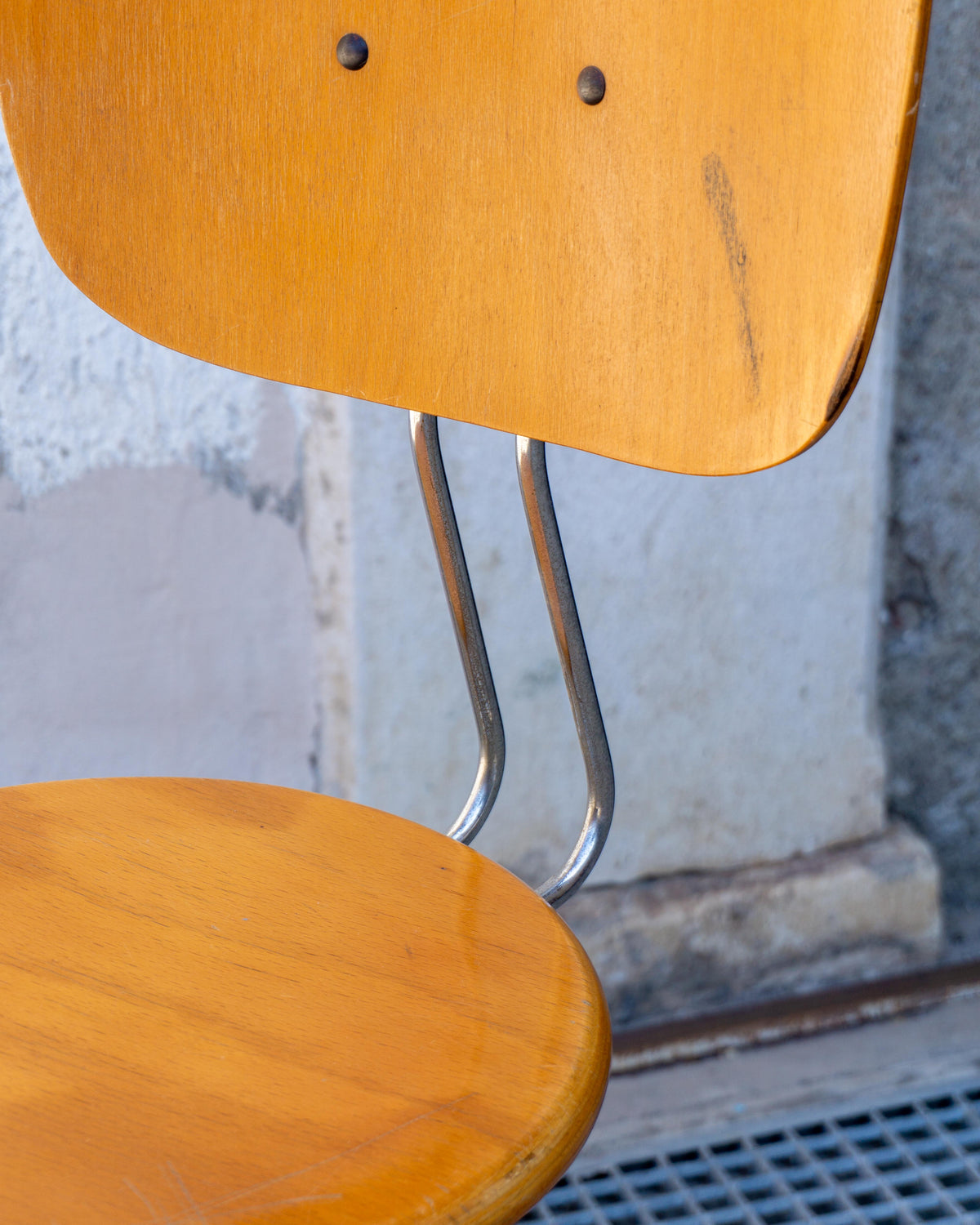 Sgabello industriale vintage  - 1970